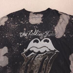 The Rolling Stones Short Sleeve Band Crew Neck T Shirt Mens Size 2XL Tie Dye